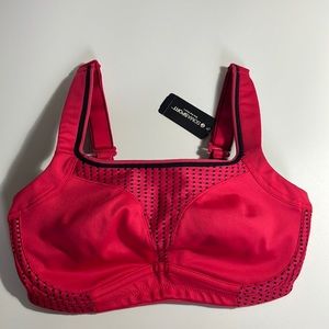 Soma Women's Sport Max Support Underwire in Pink Punch/Black, Size 32D